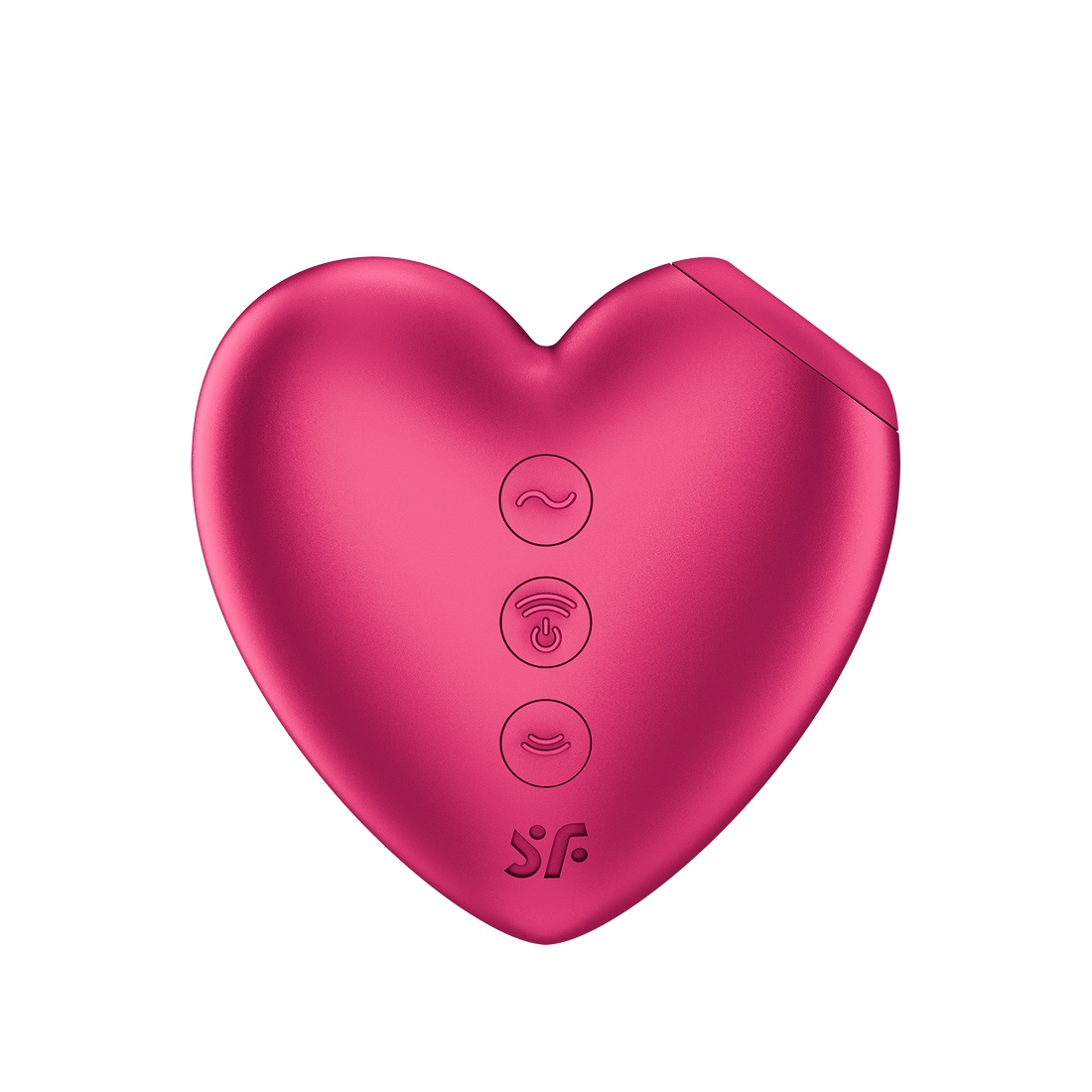 Satisfyer Cutie Heart - Battery Powered bezdotykowo-wibrujący masażer łechtaczki 2 w 1
