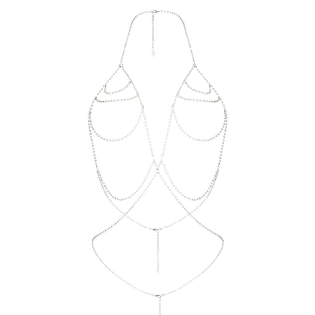 Obsessive Lyxa biżuteryjne koraliki na biust i talię