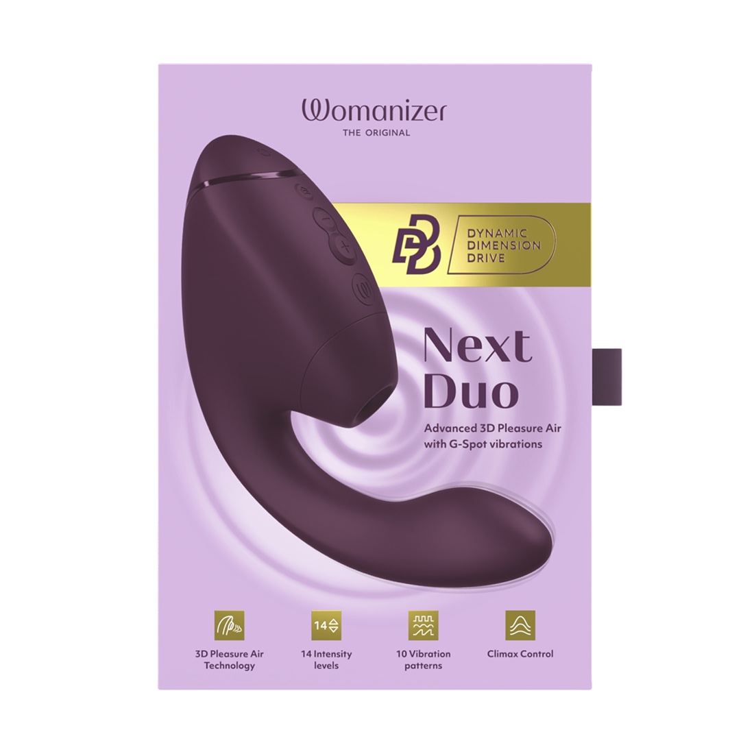 Womanizer Next Duo wibrator króliczek z bezdotykowym masażerem łechtaczki