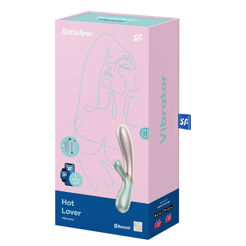 Satisfyer Hot Lover ogrzewany wibrator króliczek sterowany telefonem 