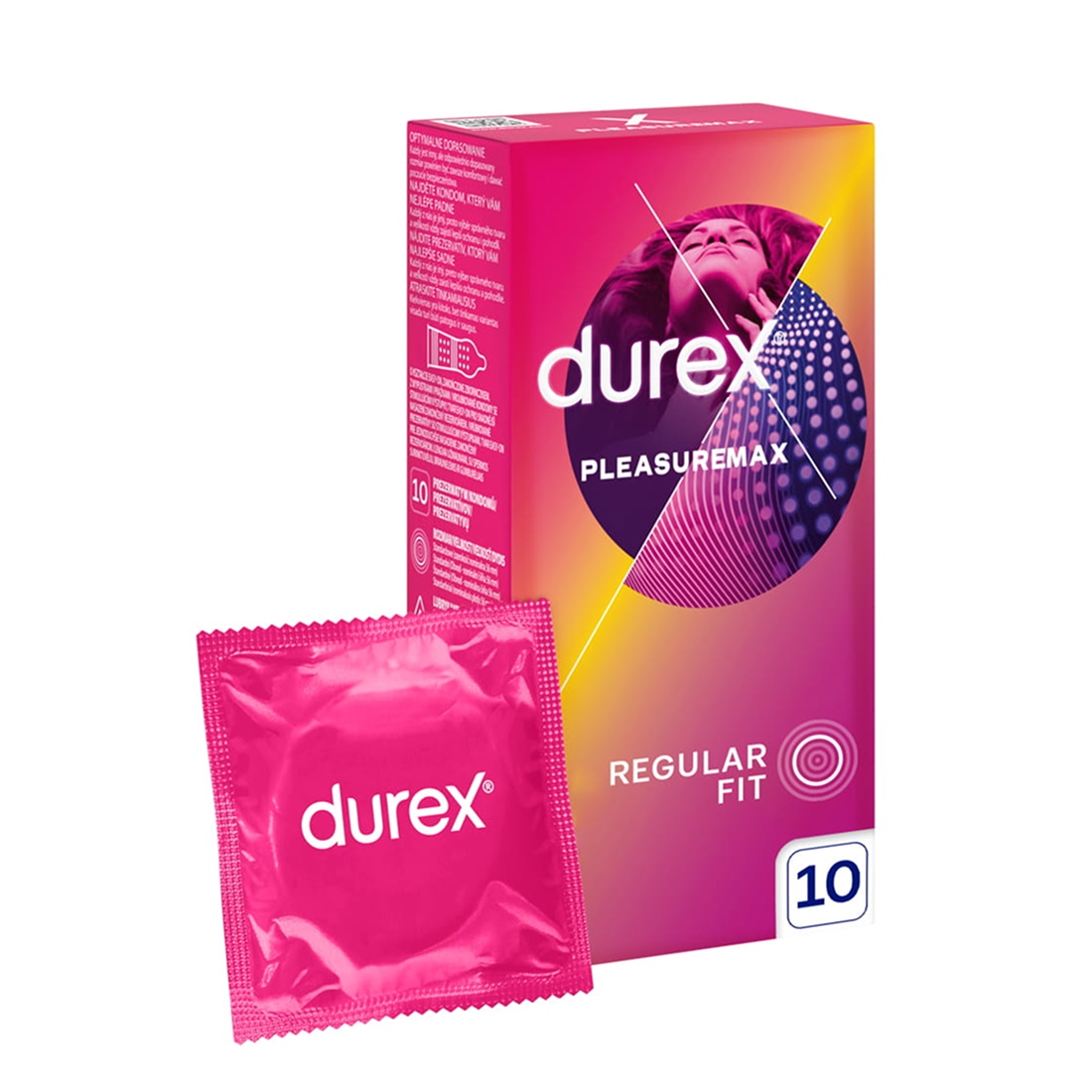 Durex Pleasuremax prezerwatywy ze stymulującymi prążkami i wypustkami