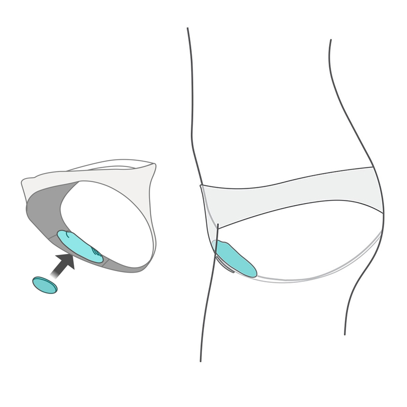 We-Vibe Moxie Plus zdalnie sterowany masażer do noszenia pod bielizną