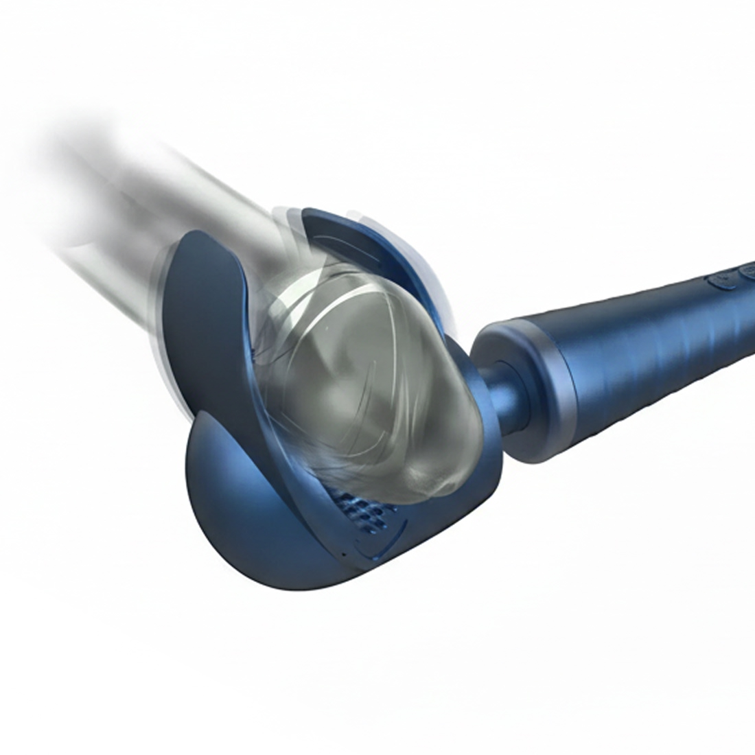 Manwan Man.Wand Edgy masażer do ciała z nakładkami na penisa