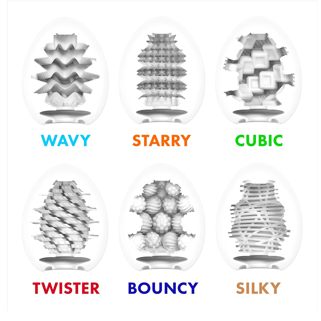 Tenga Egg Standard Pack zestaw 6 masturbatorów