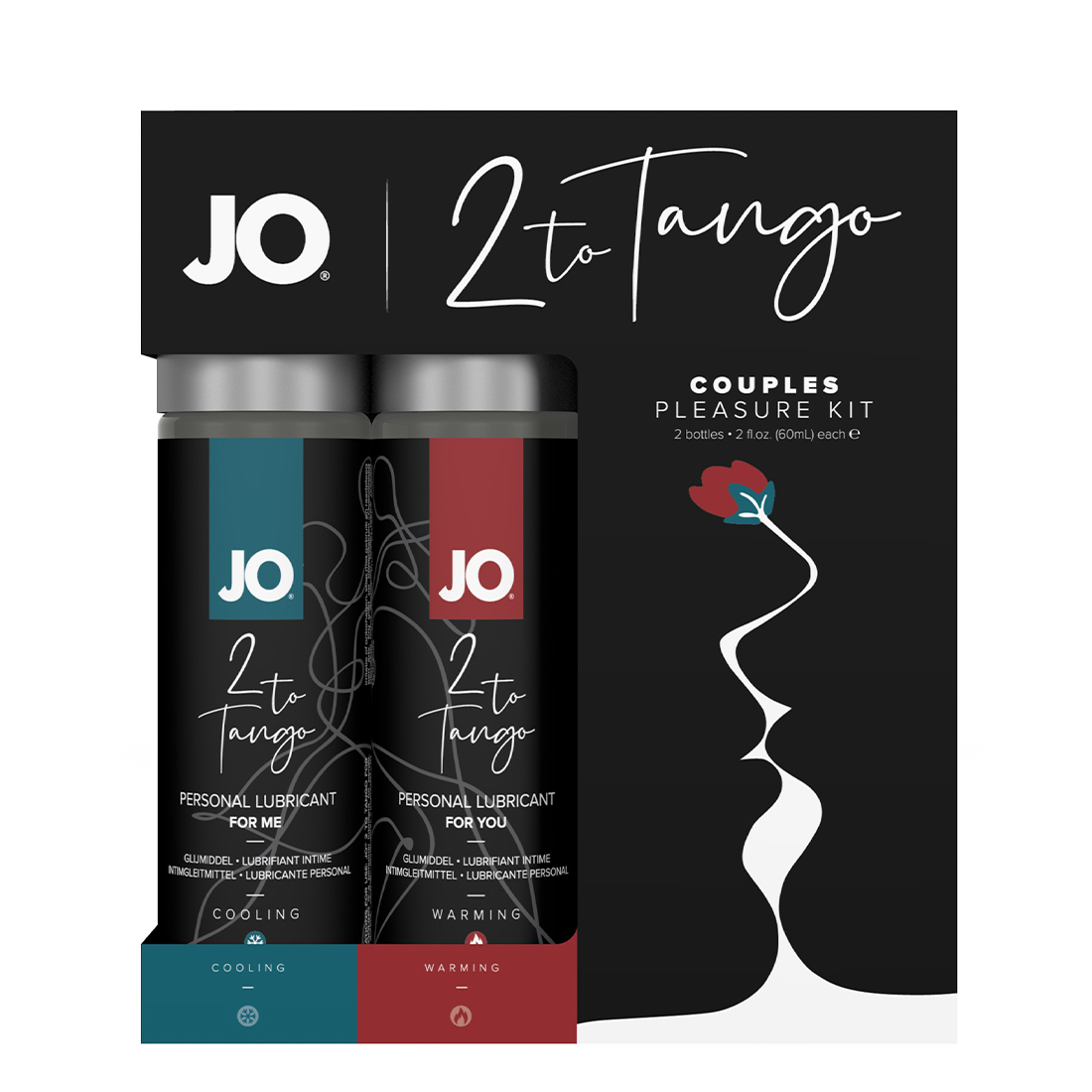 System JO 2 To Tango prezentowy zestaw lubrykantów stymulujących dla par