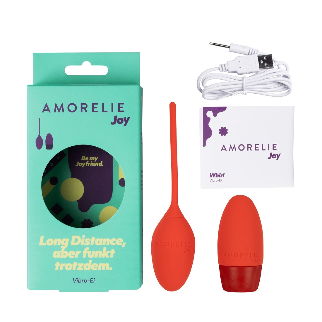 Amorelie Joy Whirl wibrująca kulka sterowana pilotem