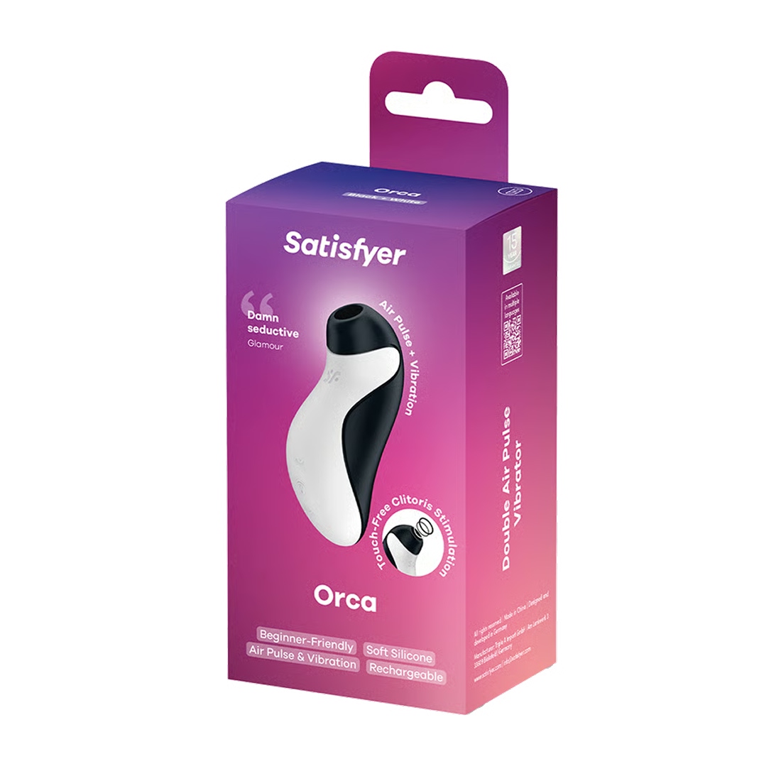 Satisfyer Orca bezdotykowo-wibrujący masażer łechtaczki 2 w 1