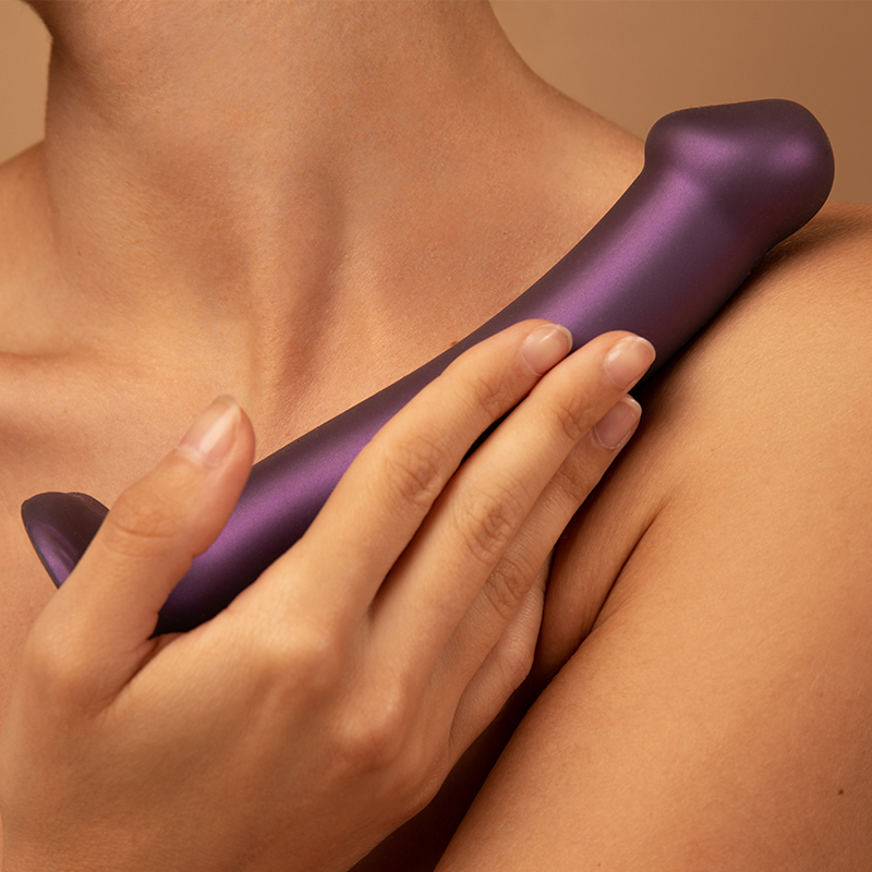 Strap-On-Me Mono Density dildo z przyssawką metaliczne M