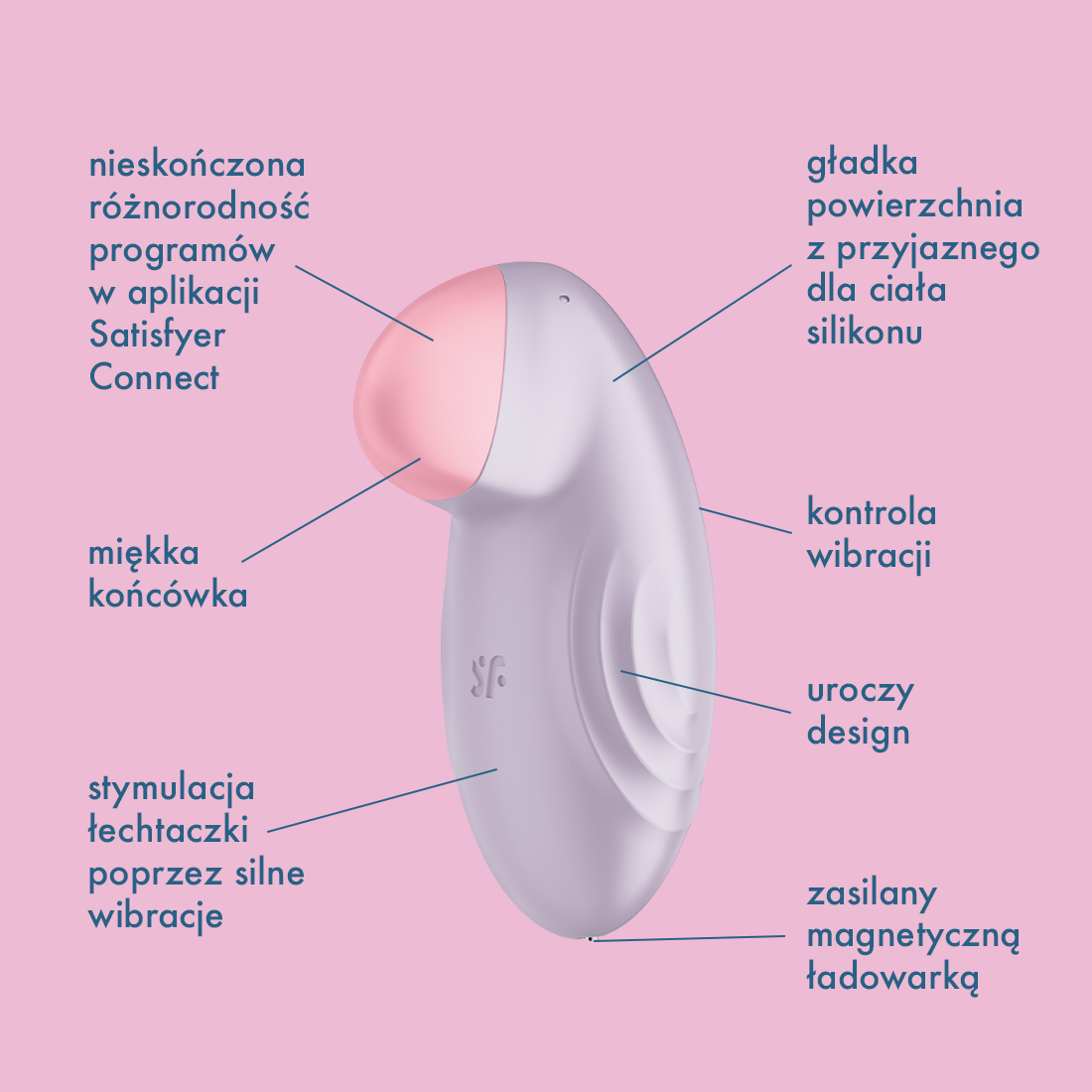 Satisfyer Tropical Tip masażer łechtaczki sterowany telefonem