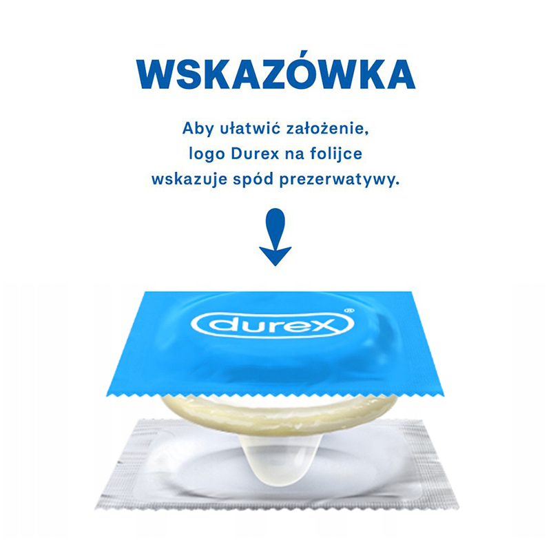 Durex Classic klasyczne nawilżane prezerwatywy