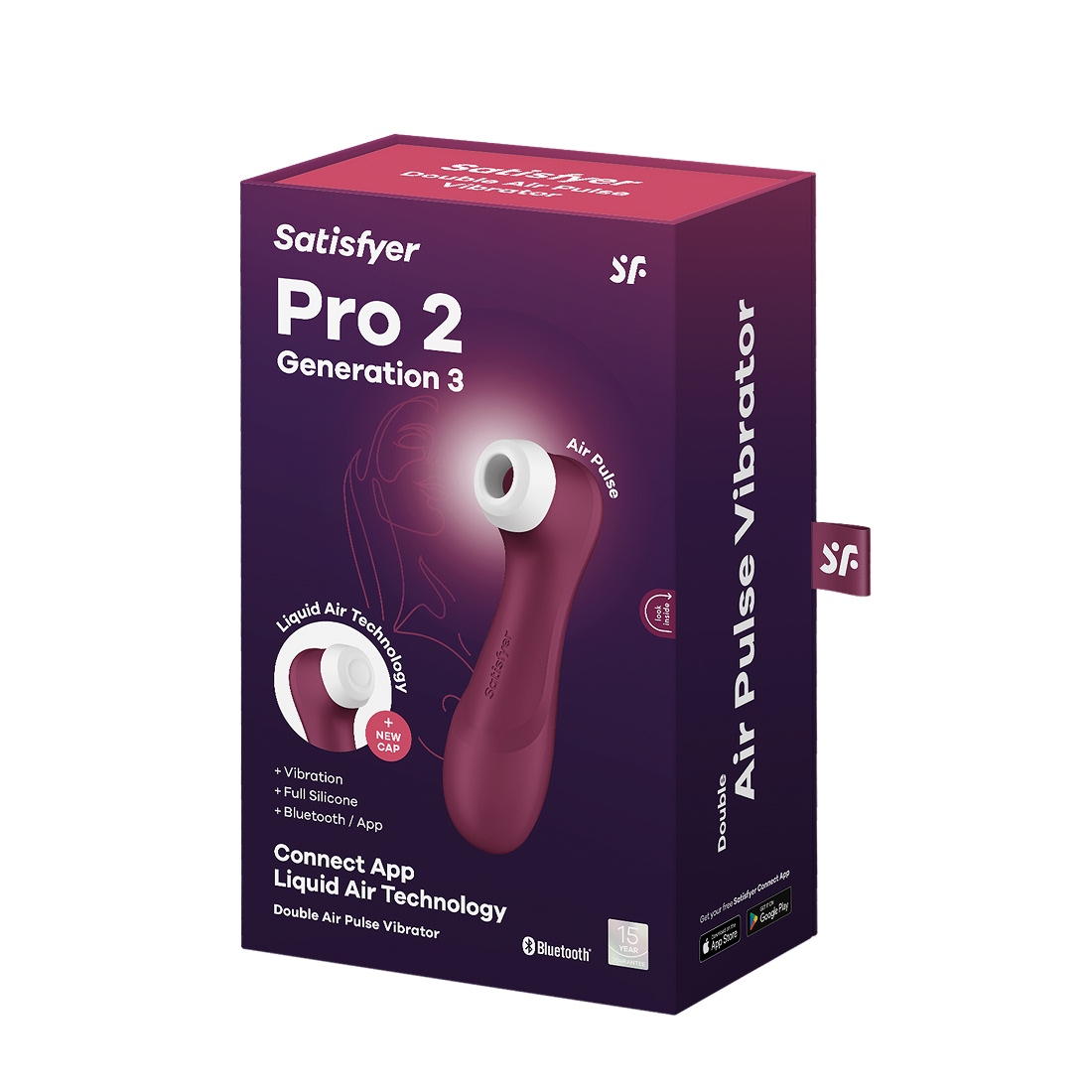 Satisfyer Pro 2 Generation 3 App bezdotykowo-wibrujący masażer łechtaczki sterowany telefonem