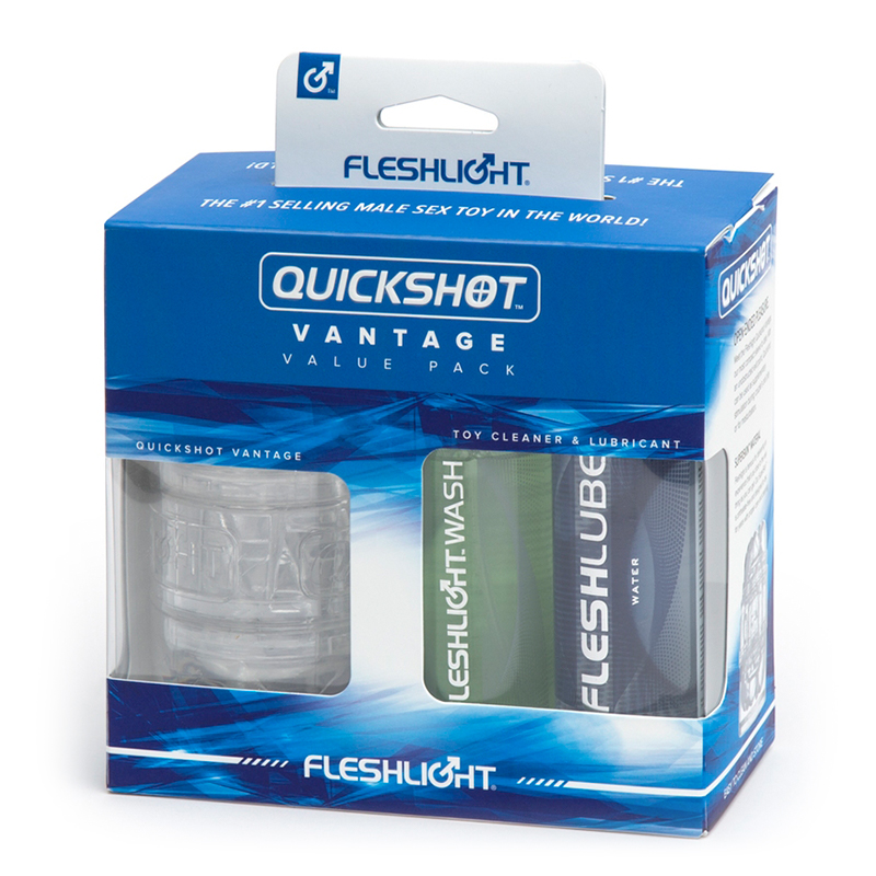 Fleshlight Quickshot Vantage masturbator w zestawie Value Pack 