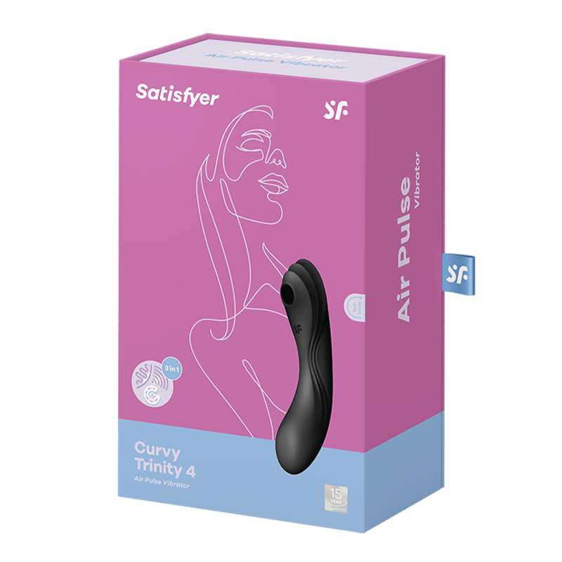 Satisfyer Curvy Trinity 4 bezdotykowo-wibrujący masażer łechtaczki