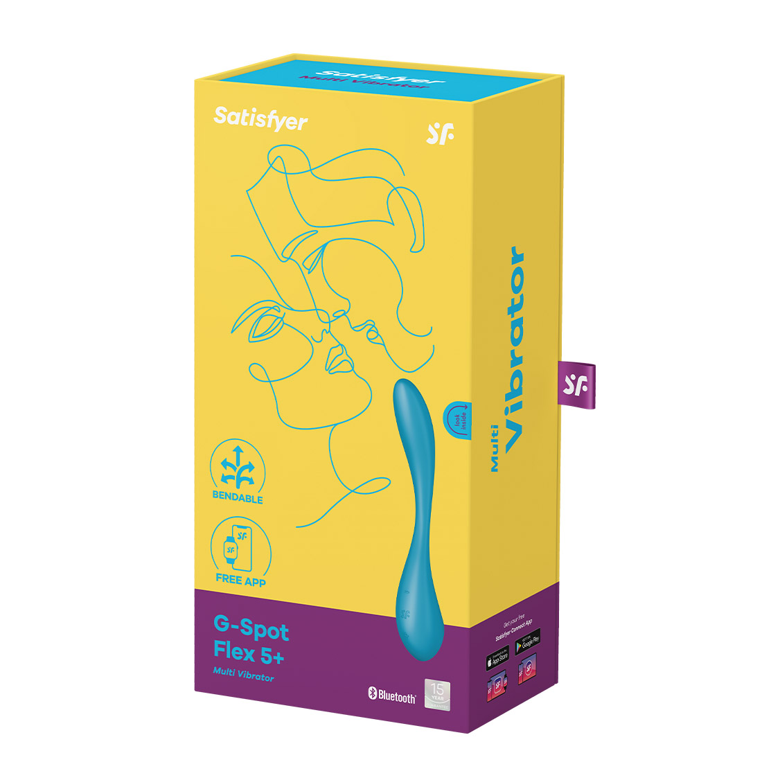 Satisfyer G-Spot Flex 5+ wibrator wielofunkcyjny sterowany telefonem