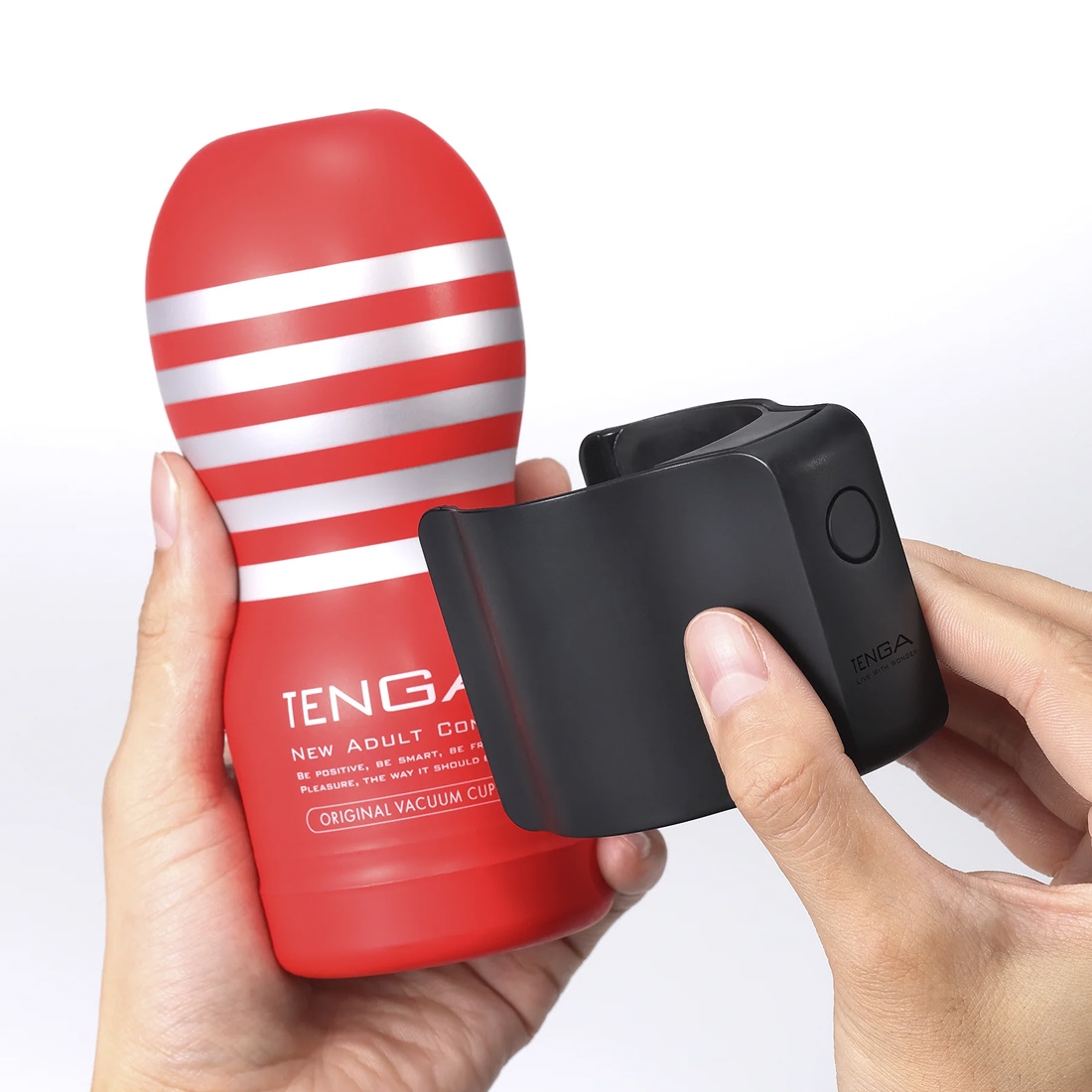 Tenga Cup Vibrator wibrujący uchwyt w zestawie z masturbatorami