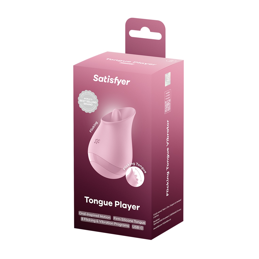 Satisfyer Tongue Player oralny masażer łechtaczki z języczkiem