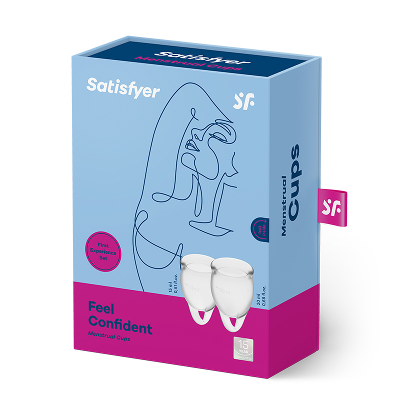 Satisfyer Feel Confident zestaw kubeczków menstruacyjnych