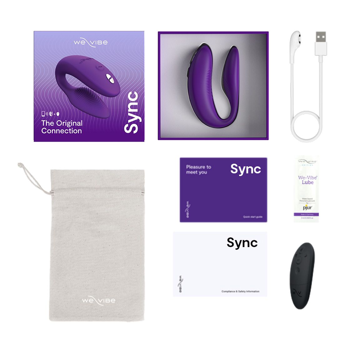 We-Vibe Sync 2 wibrator dla par sterowany pilotem i telefonem