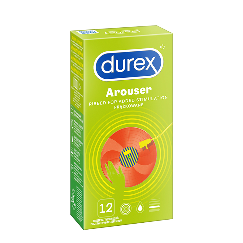 Durex Arouser prezerwatywy ze stymulującymi prążkami