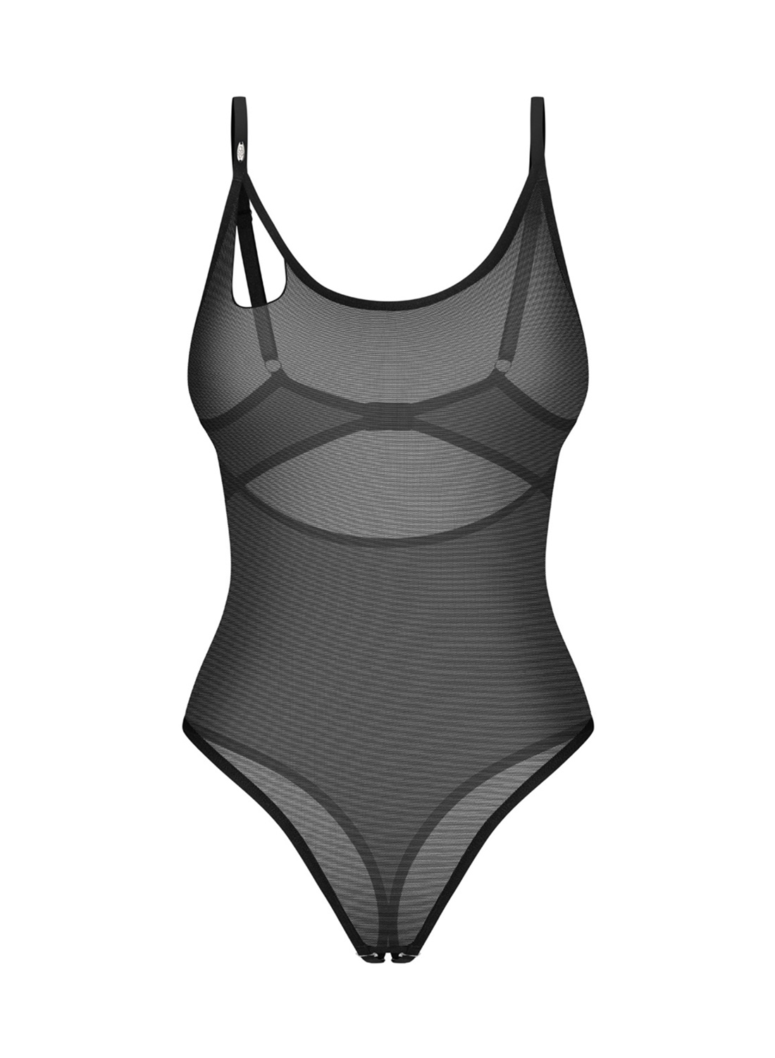 Exquisite by Obsessive MP Black body z otwartym krokiem