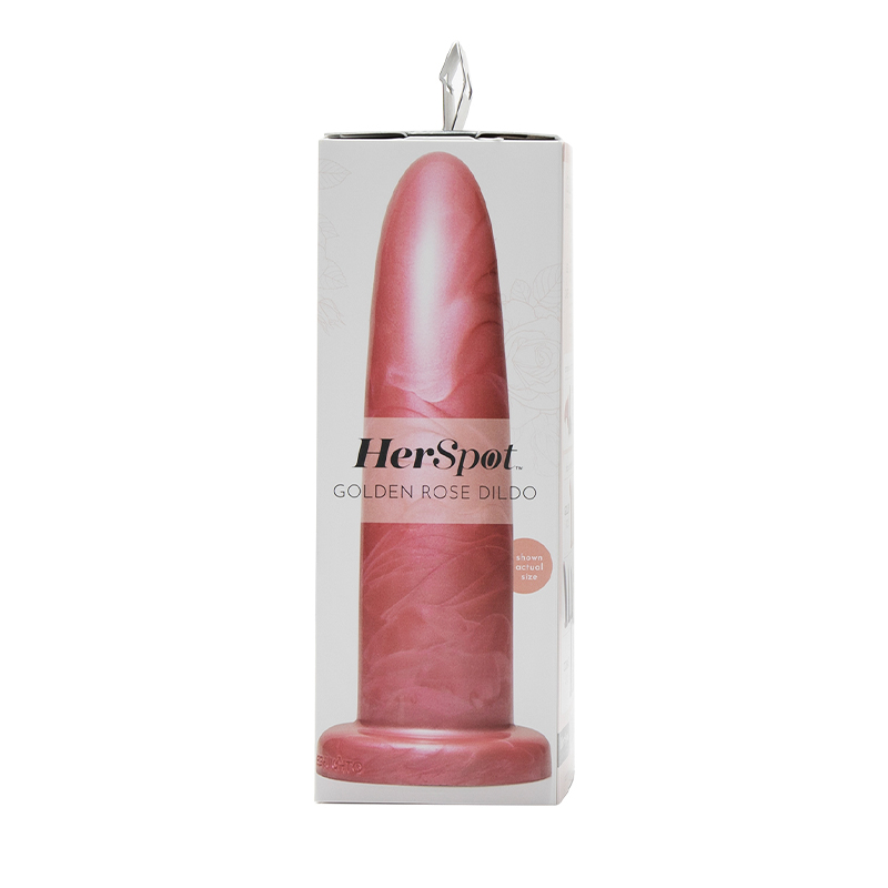 HerSpot by Fleshlight Golden Rose dildo