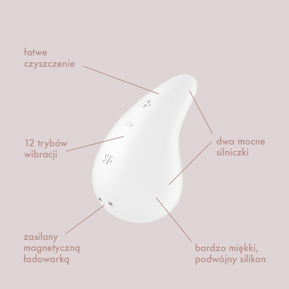 Satisfyer Dew Drop masażer łechtaczki 