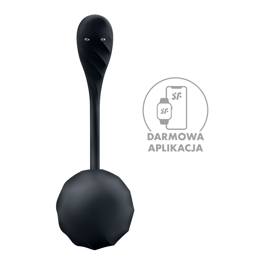 Satisfyer Ribbed Petal wibrująca kulka sterowana telefonem