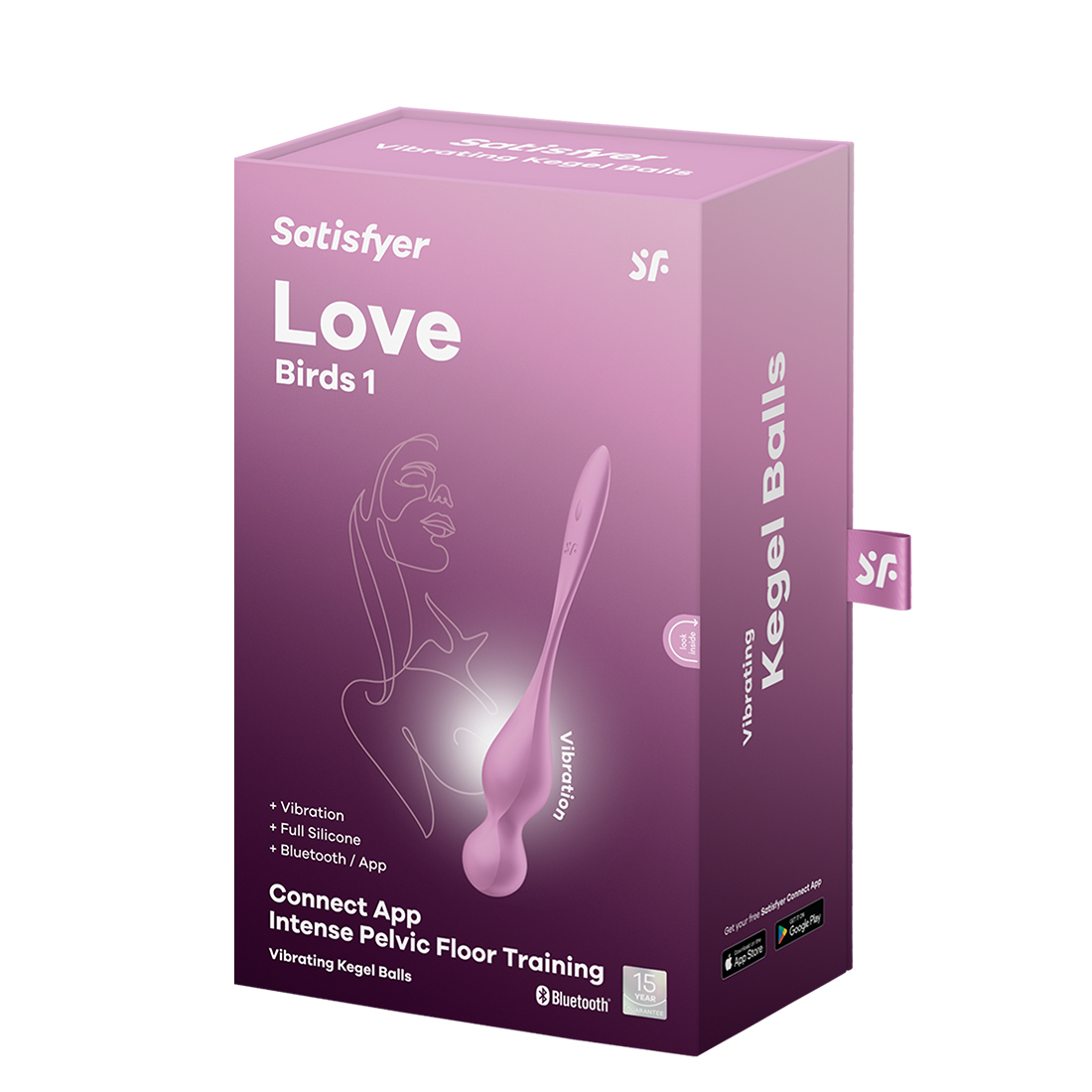 Satisfyer Love Birds wibrujące kulki sterowane telefonem 