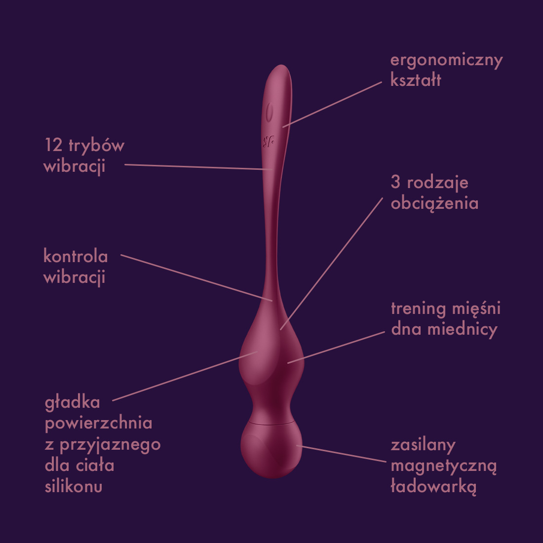 Satisfyer Love Birds Vary wibrujące kulki gejszy sterowane pilotem i aplikacją