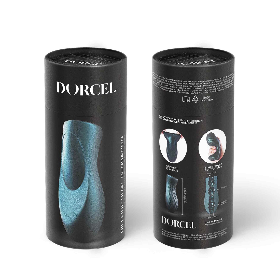 Dorcel Sili-Cup Dual Sensation miękki masturbator