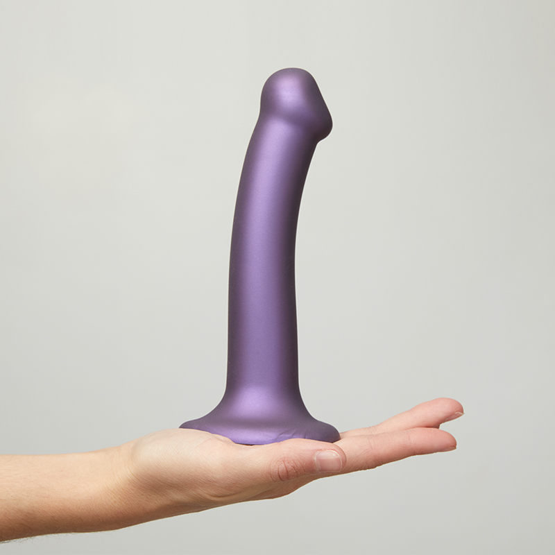Strap-On-Me Mono Density dildo z przyssawką metaliczne M