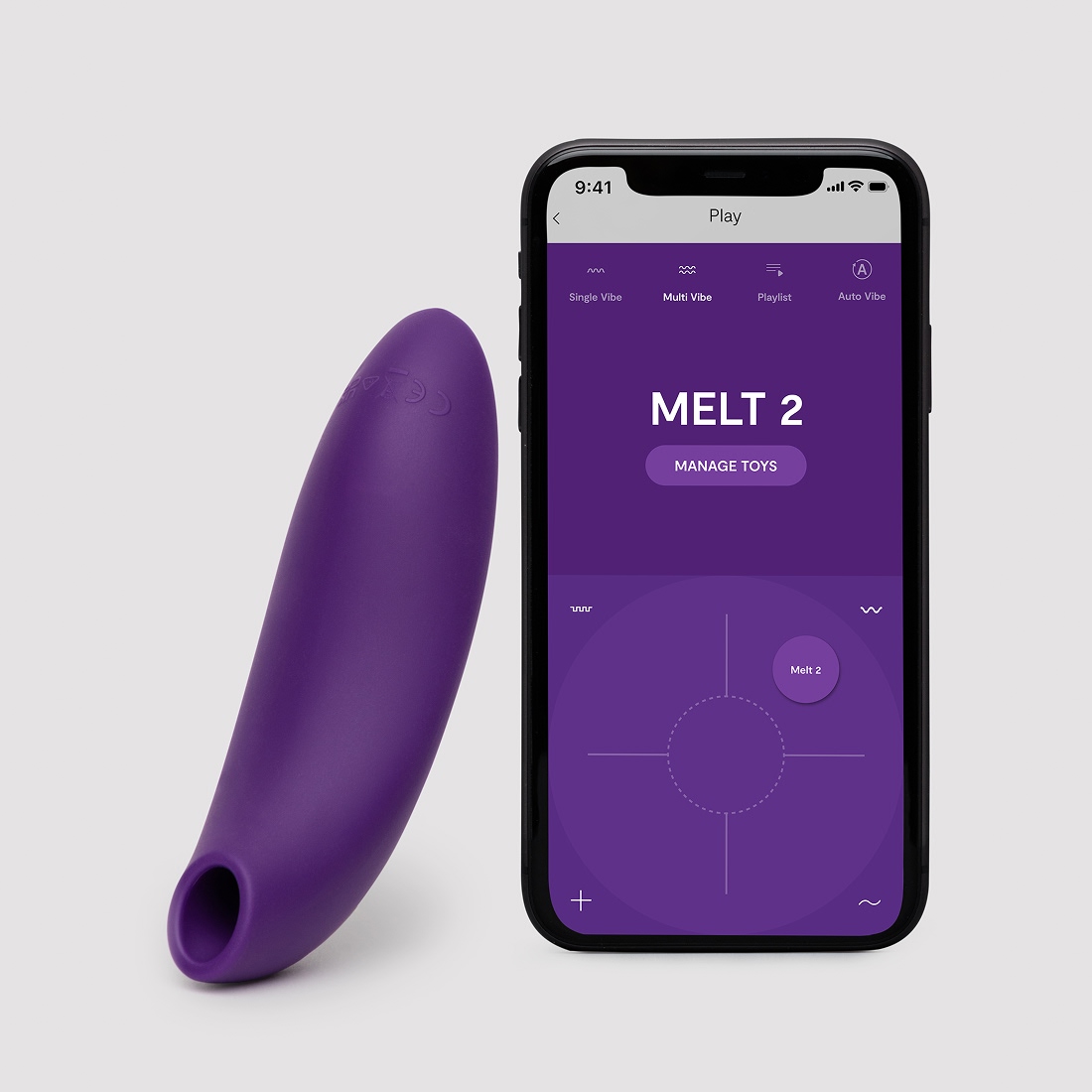 We-Vibe Melt 2 zdalnie sterowany bezdotykowy masażer łechtaczki
