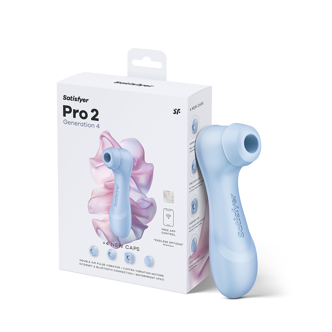 Satisfyer Pro 2 Generation 4 bezdotykowo-wibrujący masażer łechtaczki sterowany aplikacją