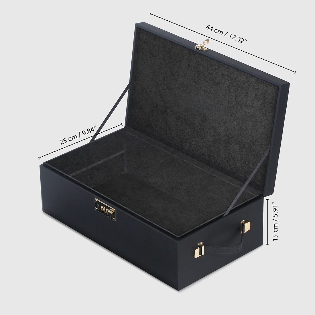 Strap-On-Me Le Coffret kuferek na gadżety z zamkiem szyfrowym