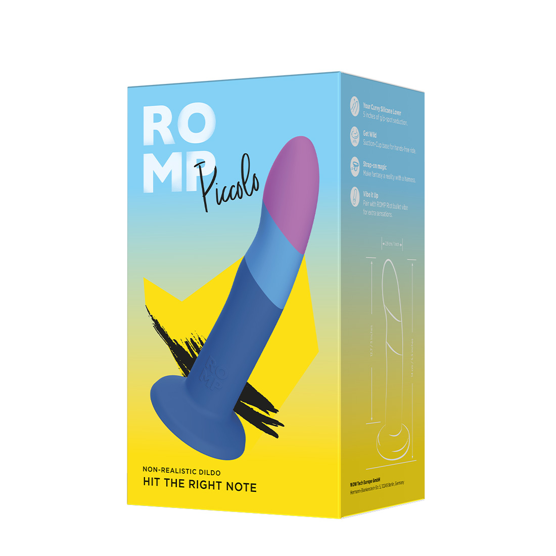 Romp by Womanizer Piccolo dildo z przyssawką 