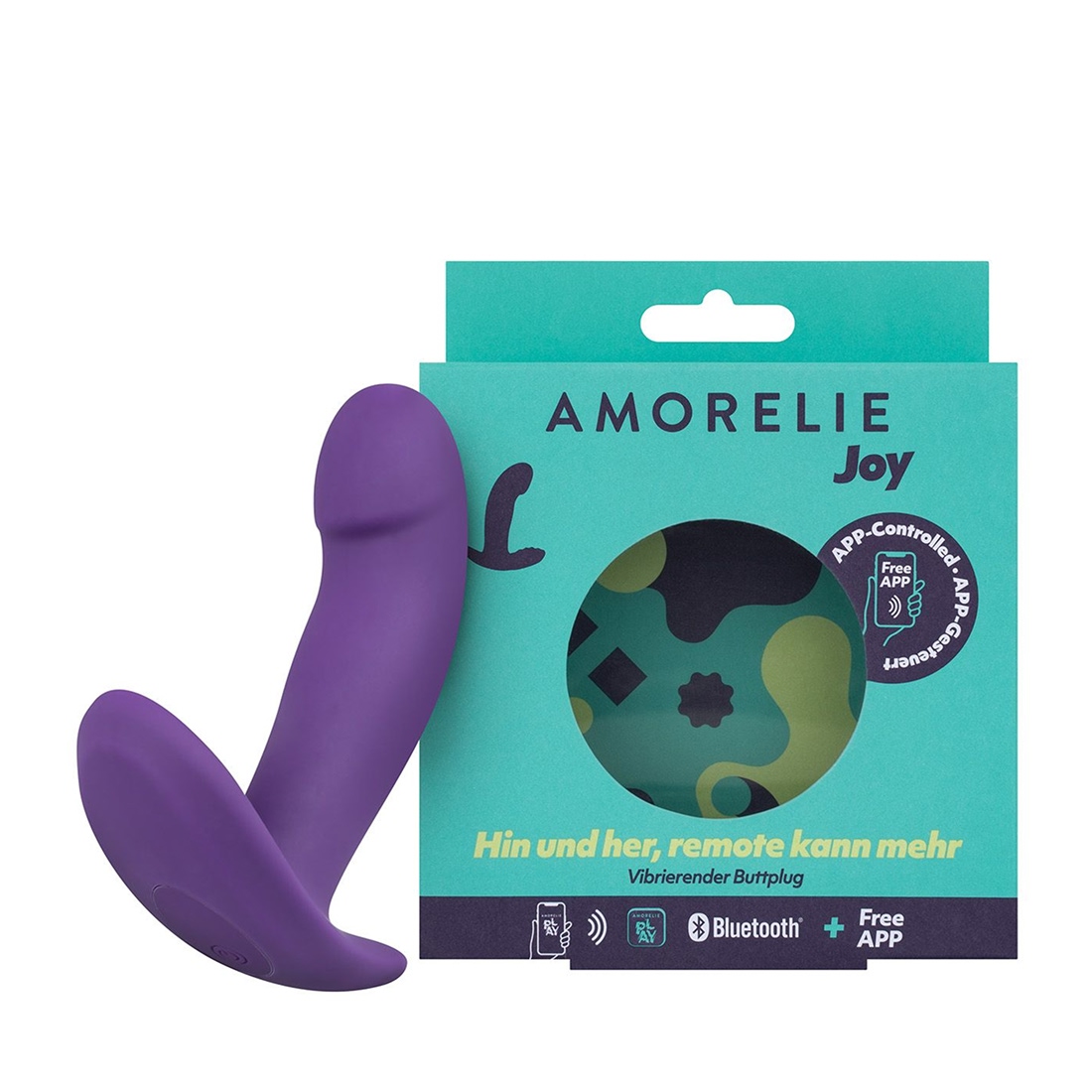 Amorelie Joy Shuffle wibrujący masażer prostaty sterowany aplikacją
