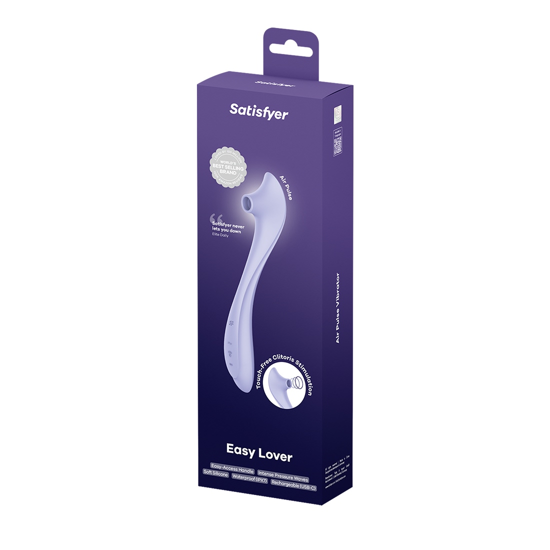 Satisfyer Easy Lover bezdotykowo-wibrujący masażer łechtaczki 2 w 1