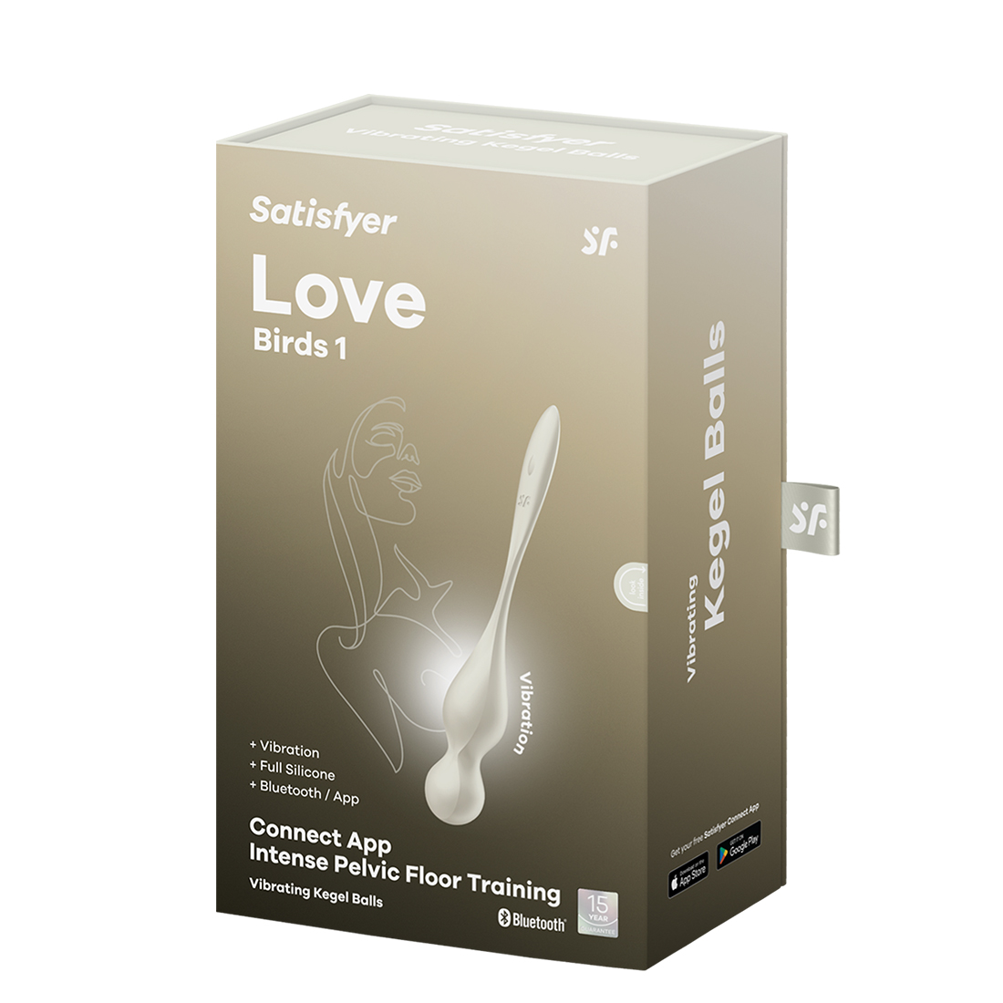 Satisfyer Love Birds wibrujące kulki sterowane telefonem 