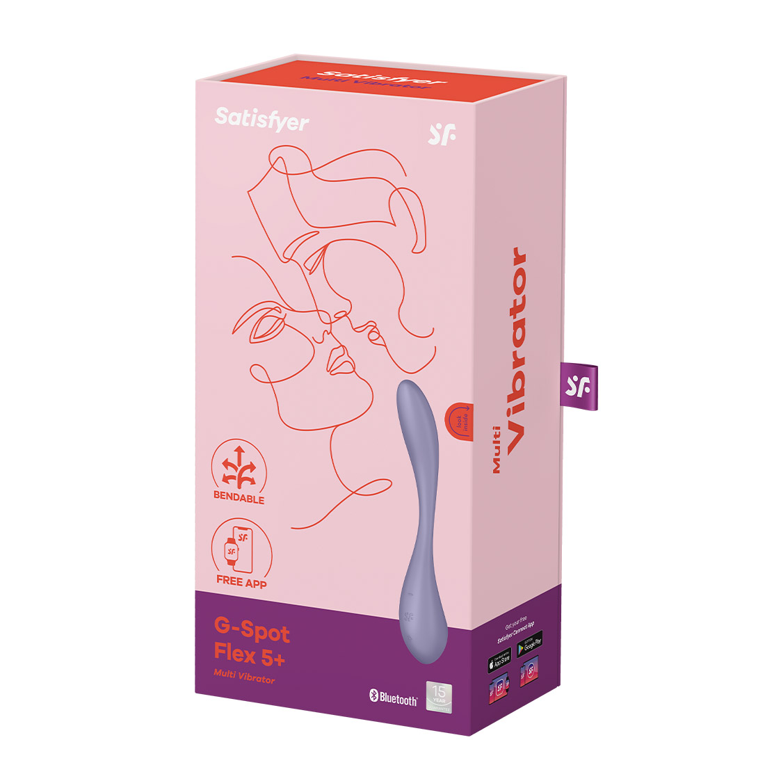 Satisfyer G-Spot Flex 5+ wibrator wielofunkcyjny sterowany telefonem