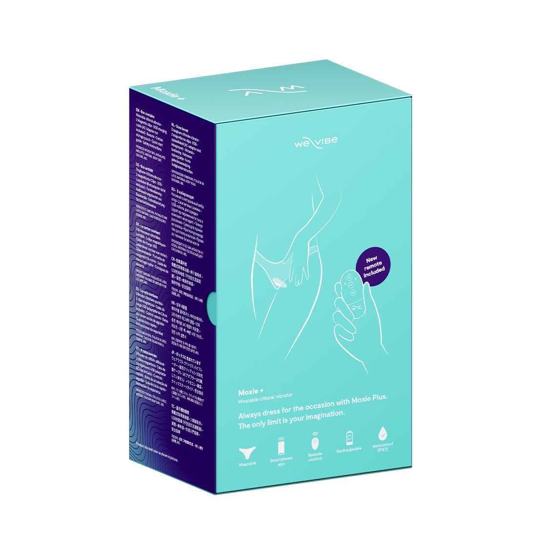 We-Vibe Moxie Plus zdalnie sterowany masażer do noszenia pod bielizną