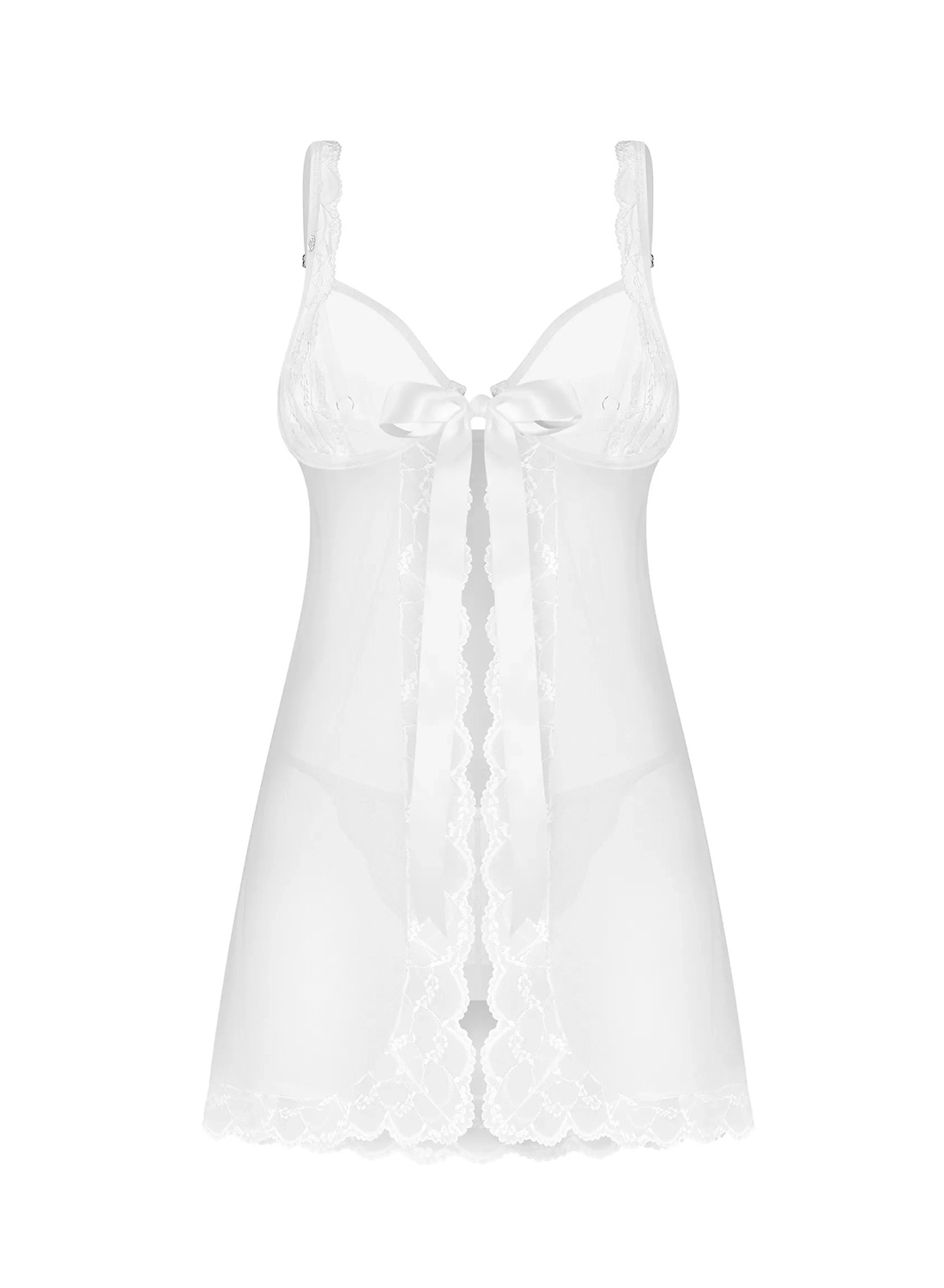 Obsessive Weddya koszulka babydoll i stringi