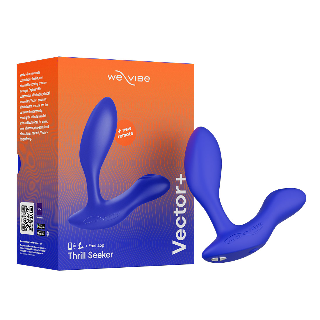 We-Vibe Vector+ masażer prostaty sterowany pilotem i telefonem