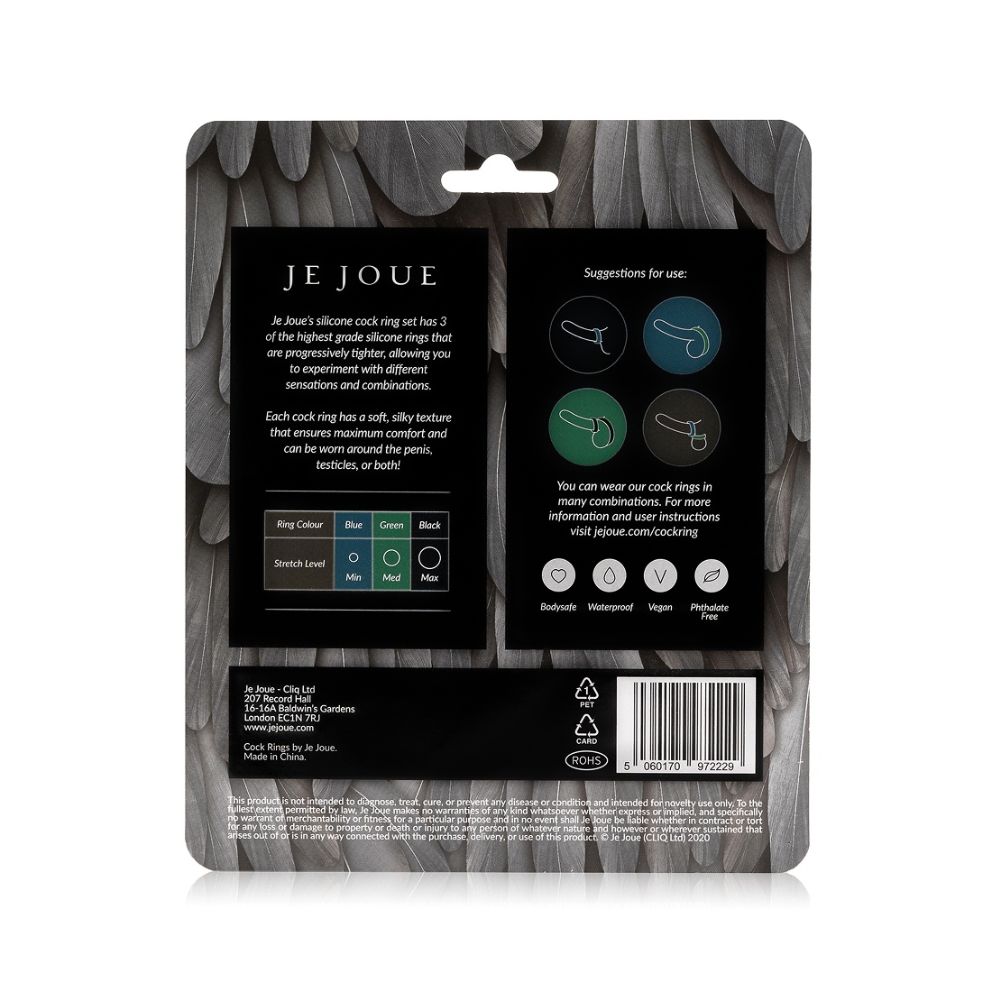 Je Joue C-Ring Set zestaw 3 pierścieni erekcyjnych 