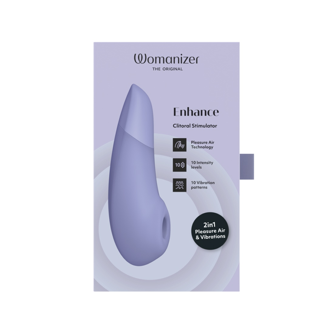 Womanizer Enhance bezdotykowo-wibrujący masażer łechtaczki 2 w 1