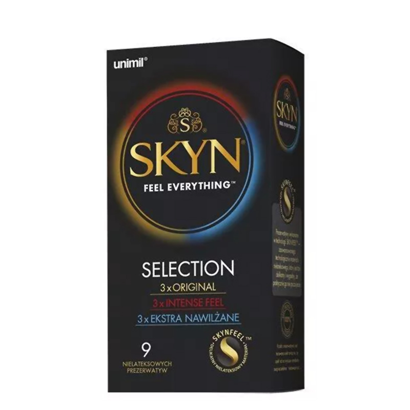 SKYN Selection zestaw 3 rodzajów nielateksowych prezerwatyw