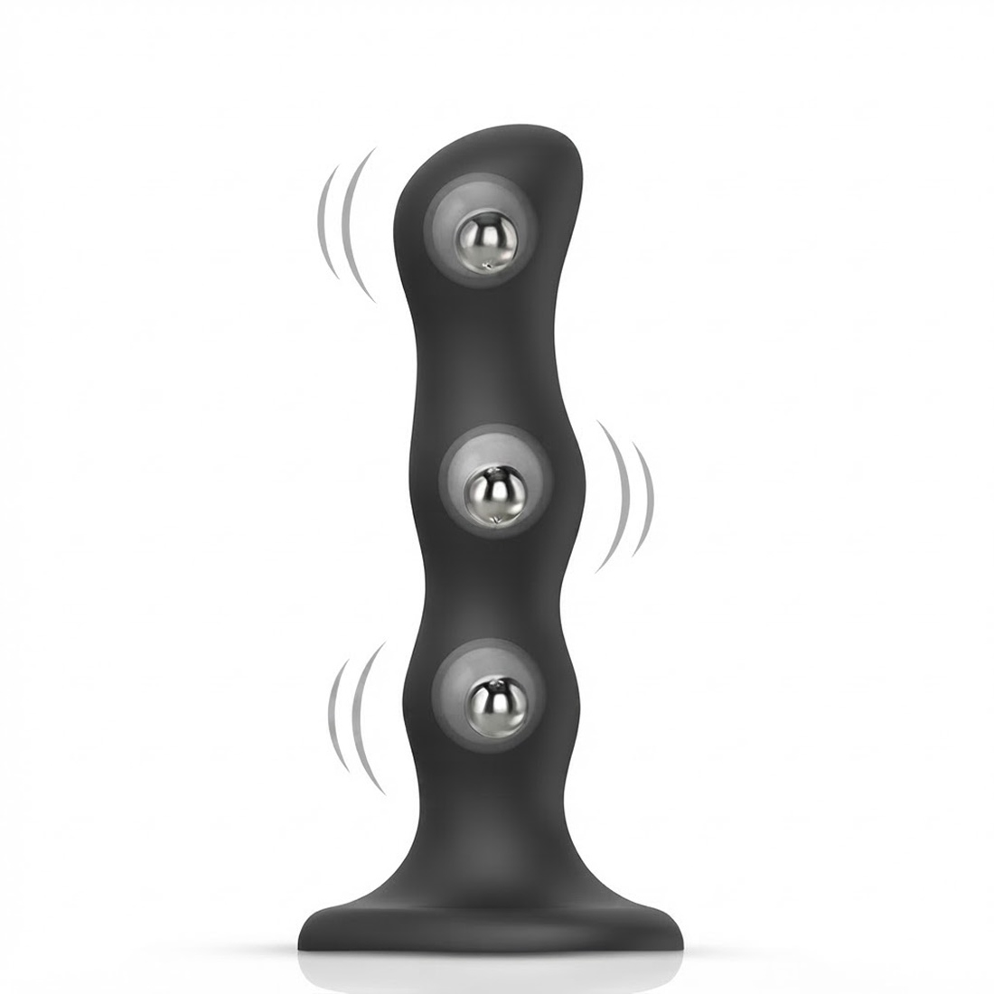 Strap-On-Me Geisha Balls M dildo z drgającymi kulkami
