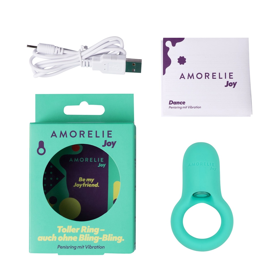 Amorelie Joy Dance wibrujący pierścień erekcyjny