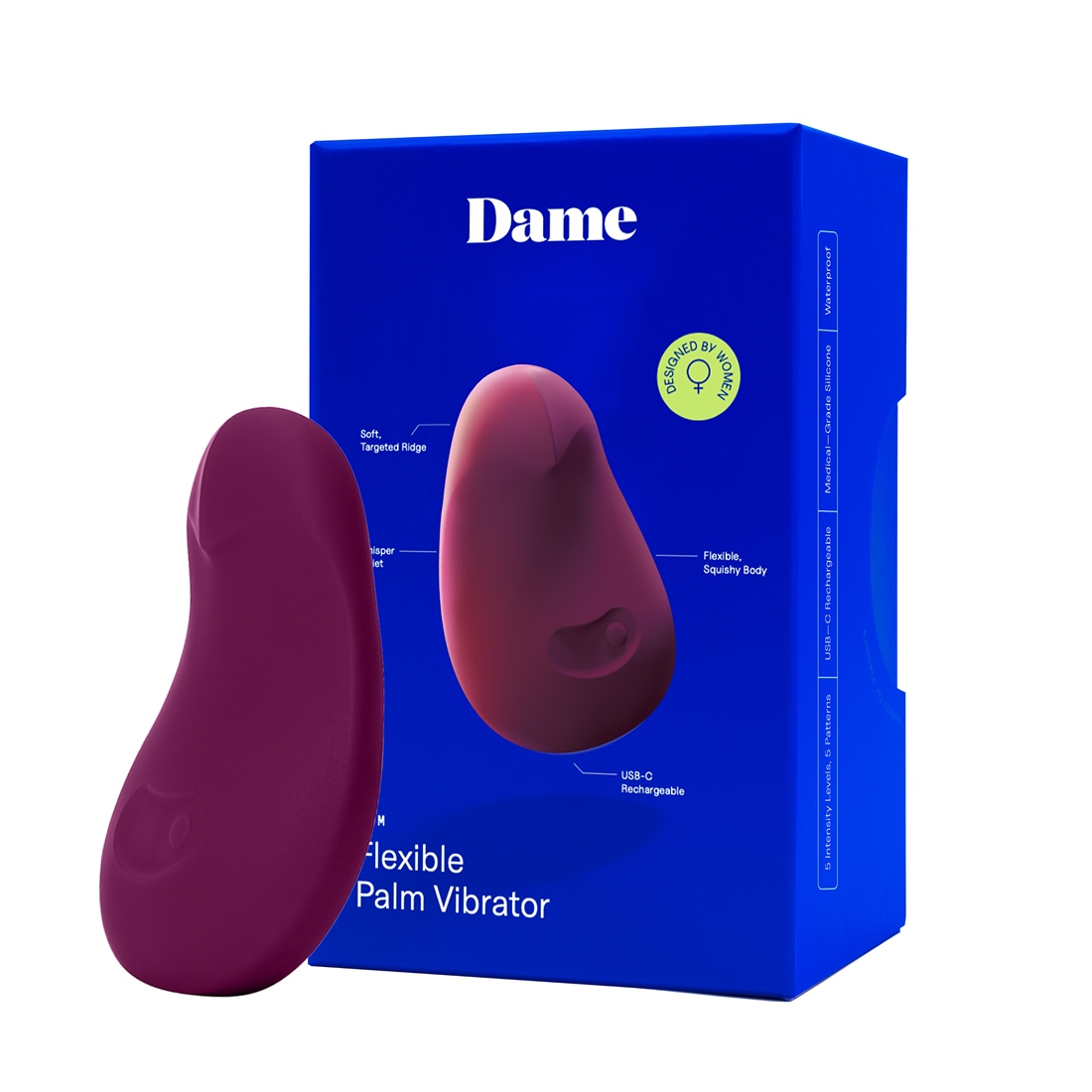 Dame Pom elastyczny masażer łechtaczki 