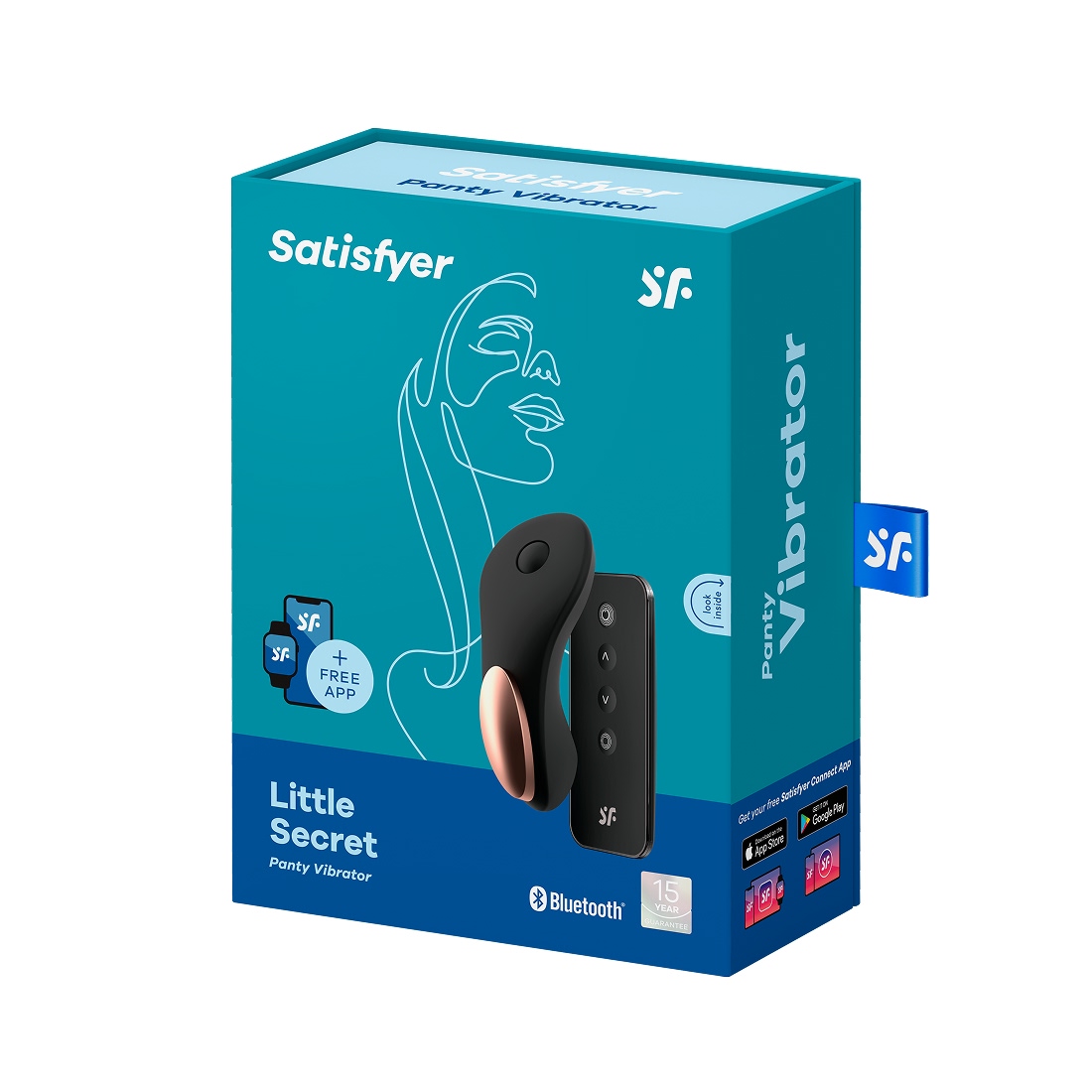 Satisfyer Little Secret zdalnie sterowany masażer do noszenia pod bielizną 