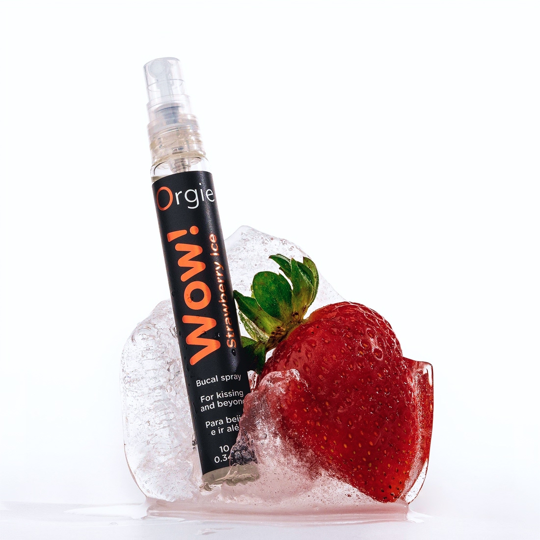 Orgie Wow chłodzący spray oralny o smaku truskawki
